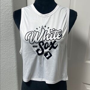 Chicago White Sox Women's White Sleeveless Graphic Tank